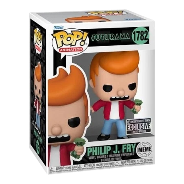 Futurama #1782 Philip J. Fry Entertainment Earth Exclusive Funko Pop