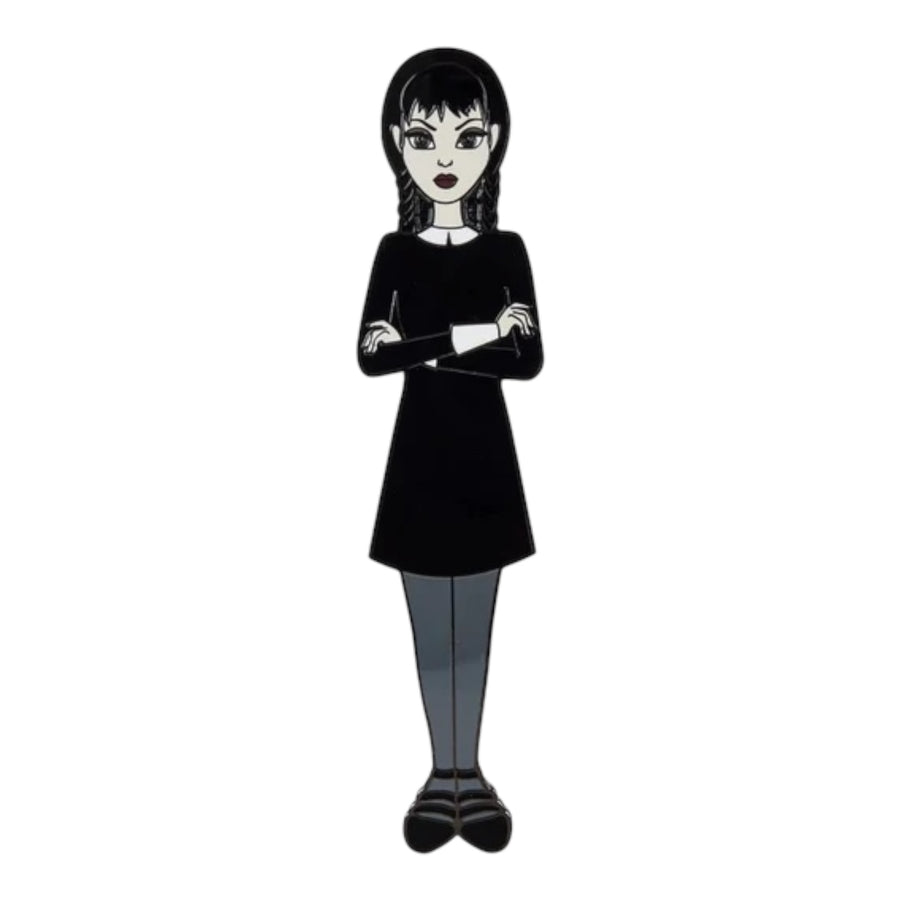 Loungefly MGM Wednesday Addams Paper Doll Pin
