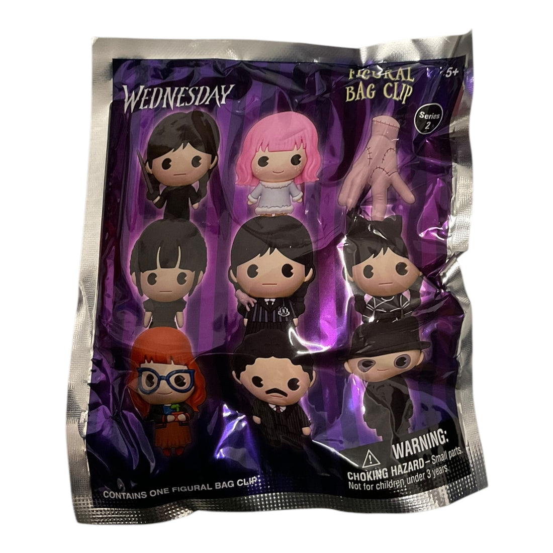 Wednesday Addams Series 2 3D Foam Bag Clip