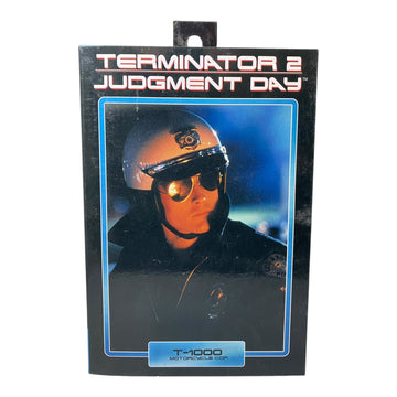 Terminator 2 T-1000 Motorcycle Cop 7-Inch Scale Action Figure (Imperfect Box)