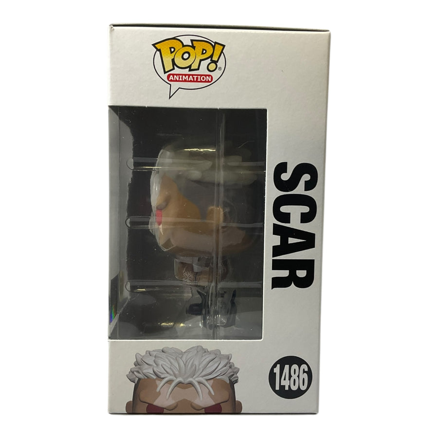 Fullmetal Alchemist #1486 Scar Glows In The Dark Entertainment Earth Exclusive Funko Pop (Imperfect Box)