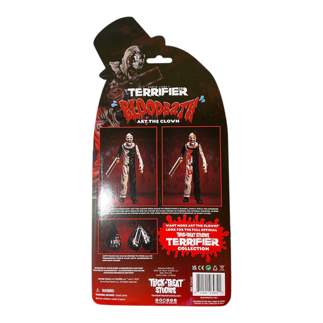 Terrifier Art The Clown “Blood Bath” 5 inch Action Figure