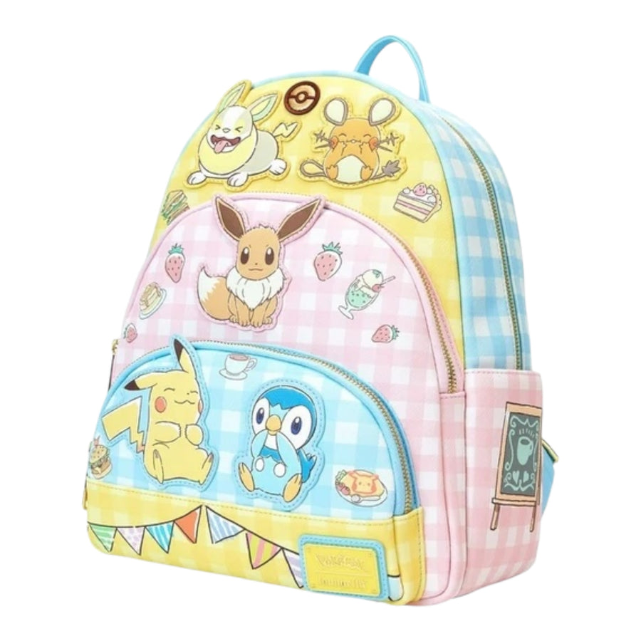 Loungefly Pokemon Cafe Triple Pocket Backpack