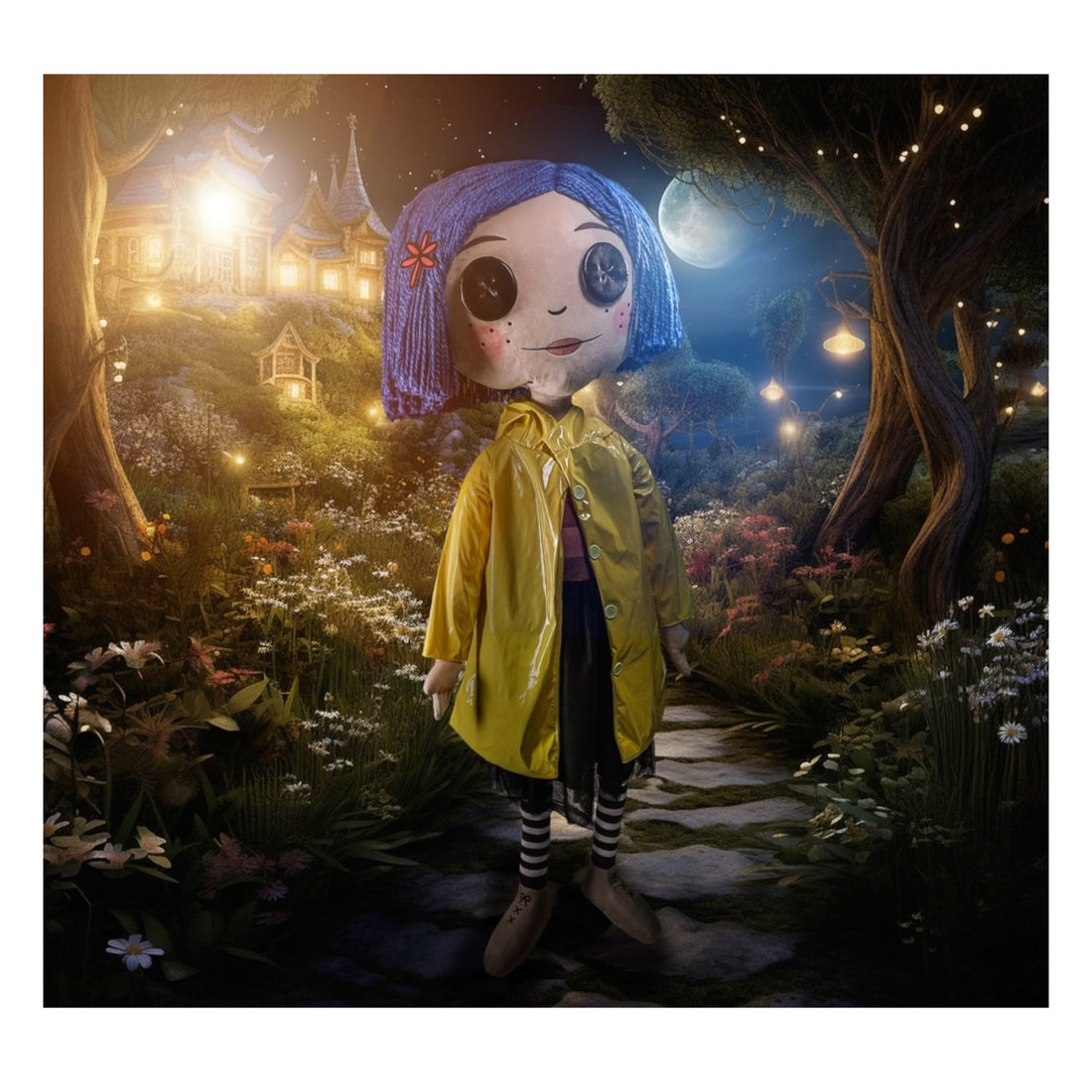 Neca Coraline Jones Life Size Plush With Stand
