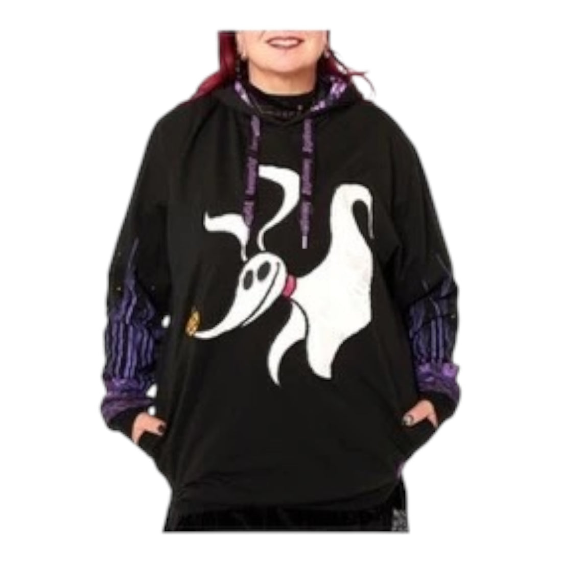 Loungefly Nightmare Before Christmas Zero Hearts Unisex Small Hoodie (Exdisplay)