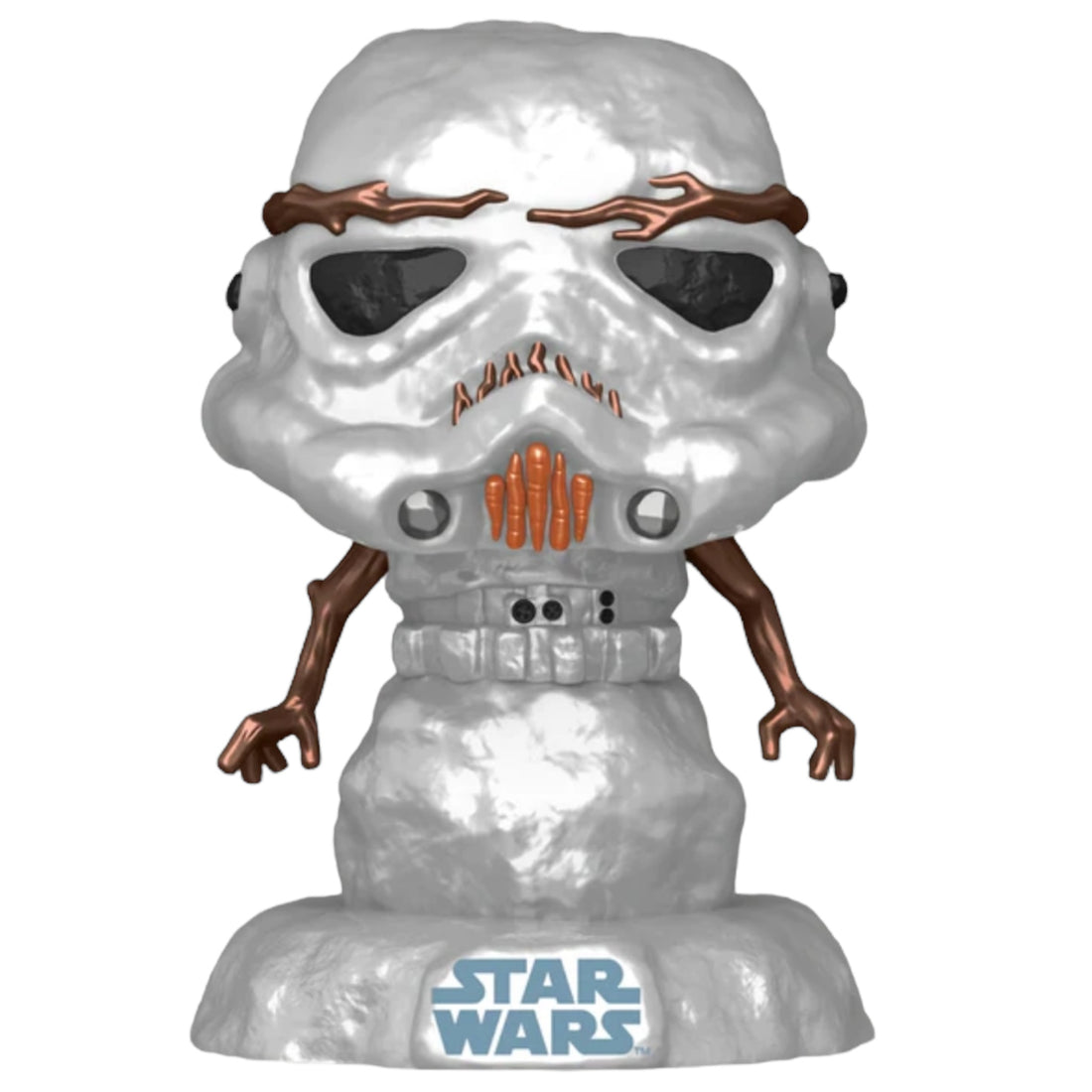 Star Wars Holiday Stormtrooper (Metallic) Funko Pop & Tee