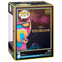 Disney #1414 Summer Stitch Blacklight Hot Topic Exclusive Funko Pop
