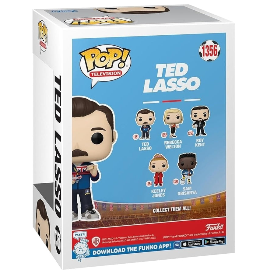#1356 Ted Lasso Exclusive Funko Pop (Imperfect Box)
