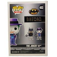 DC #403 The Joker Batman 1989 AE Exclusive Funko Pop (Imperfect Box)