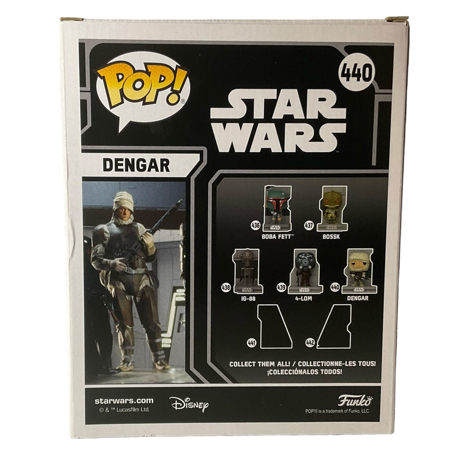 Star Wars #440 Bounty Hunters Collection: Dengar Gamestop Exclusive Funko Pop Deluxe