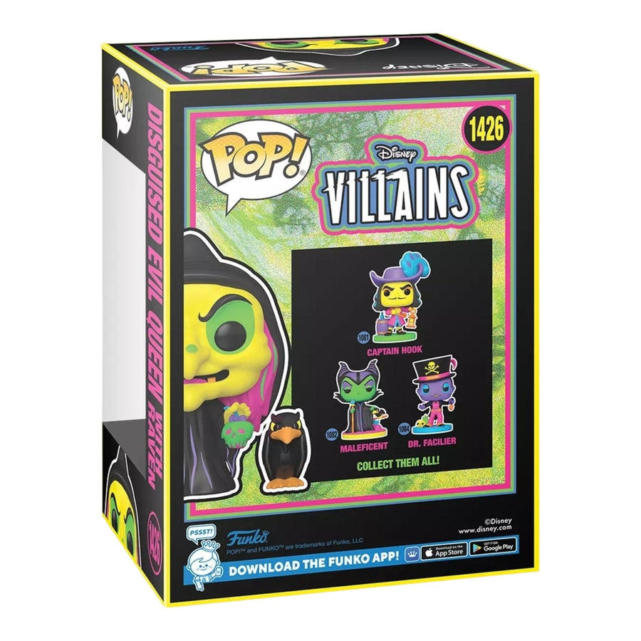 Disney #1426 Disguised Evil Queen With Raven BoxLunch Exclusive Funko Pop