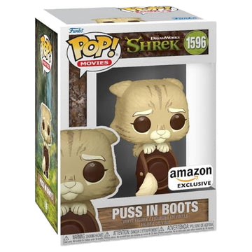 Shrek #1596 Puss In Boots Amazon Exclusive Funko Pop Preorder