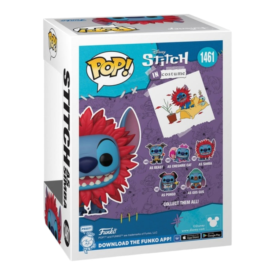 Disney #1461 Stitch As Simba Funko Pop