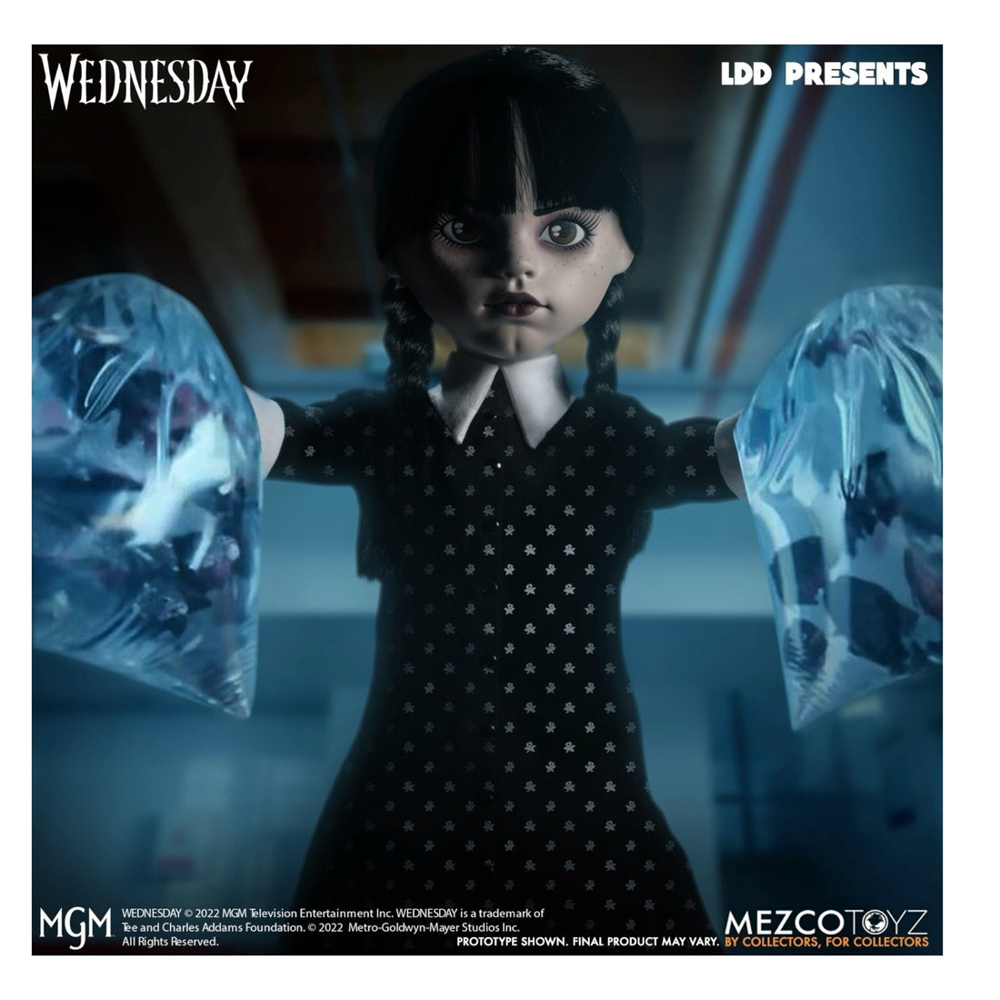 Living Dead Dolls Present The Addams Family  Wednesday Collectible Figure