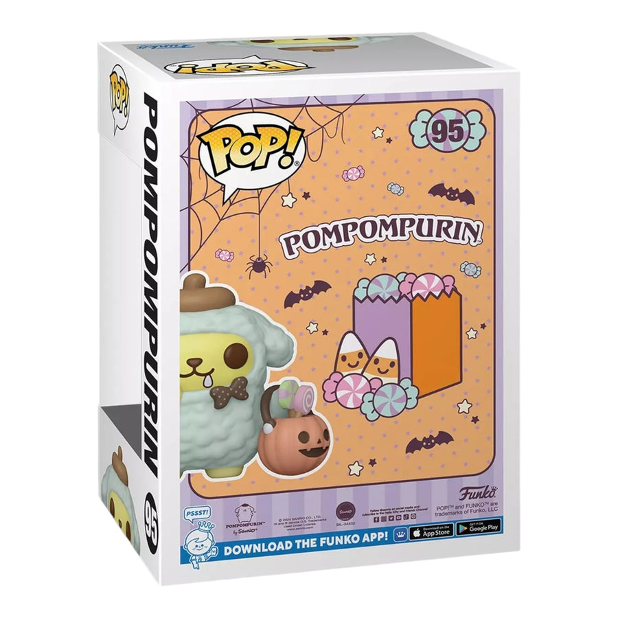 #95 Pompompurin Halloween Flocked BoxLunch Funko Pop (imperfect Box)