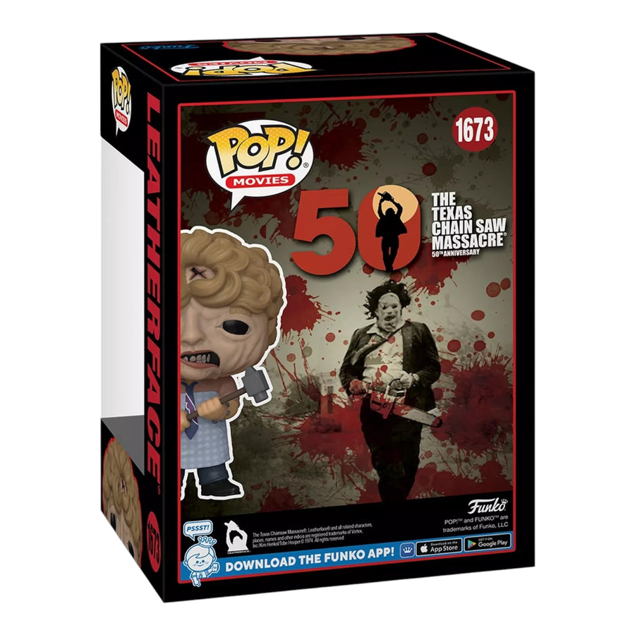 The Chainsaw Massacre #1673 Leatherface Hot Topic Scare Fair Exclusive Funko Pop (Imperfect Box)