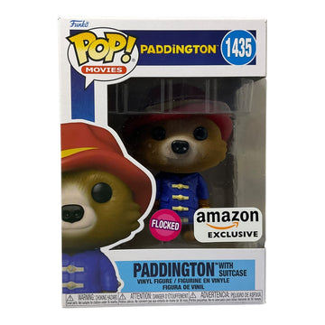 #1435 Paddington With Suitcase Flocked Exclusive Funko Pop