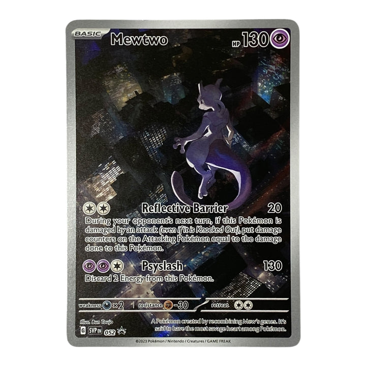 Mewtwo Pokémon 151 Black Star Promo 052