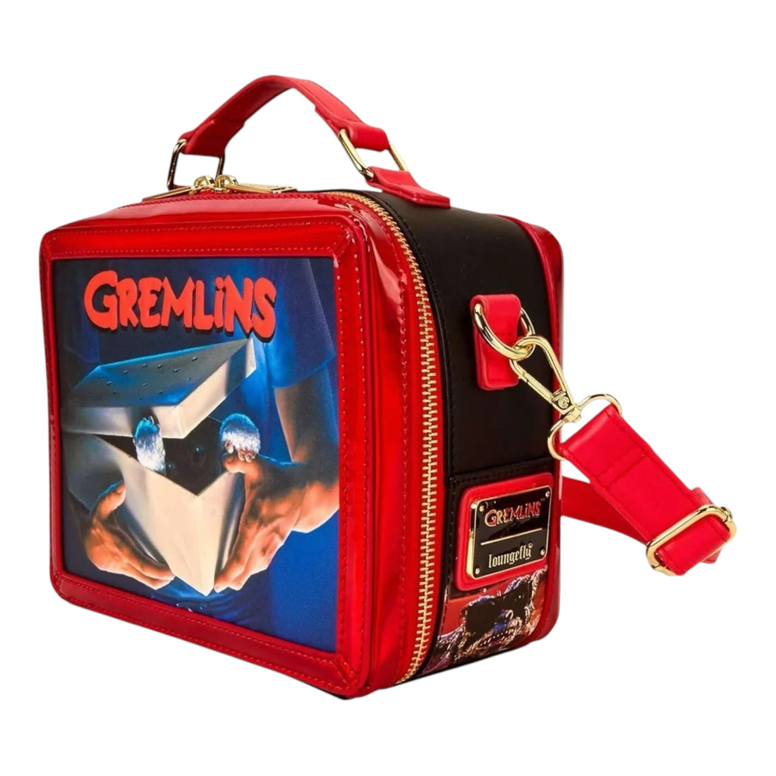 Loungefly Warner Brothers Gremlins 40th Anniversary Vintage Lunchbox Crossbody