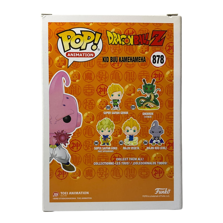 Drago Ball Z #878 Kid Buu Kamehameha Galactic Toys Exclusive Funko Pop (Imperfect Box)