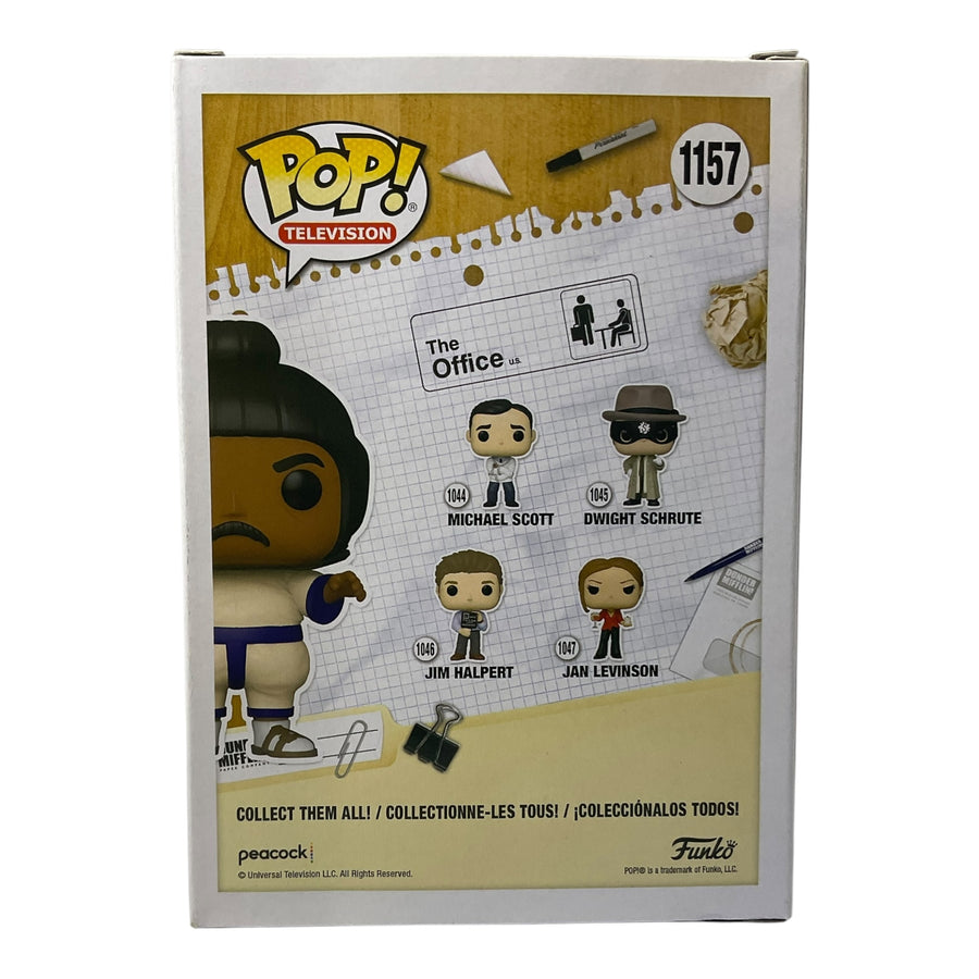 The Office #1157 Stanley Hudson GameStop Exclusive Funko Pop (Imperfect Box)