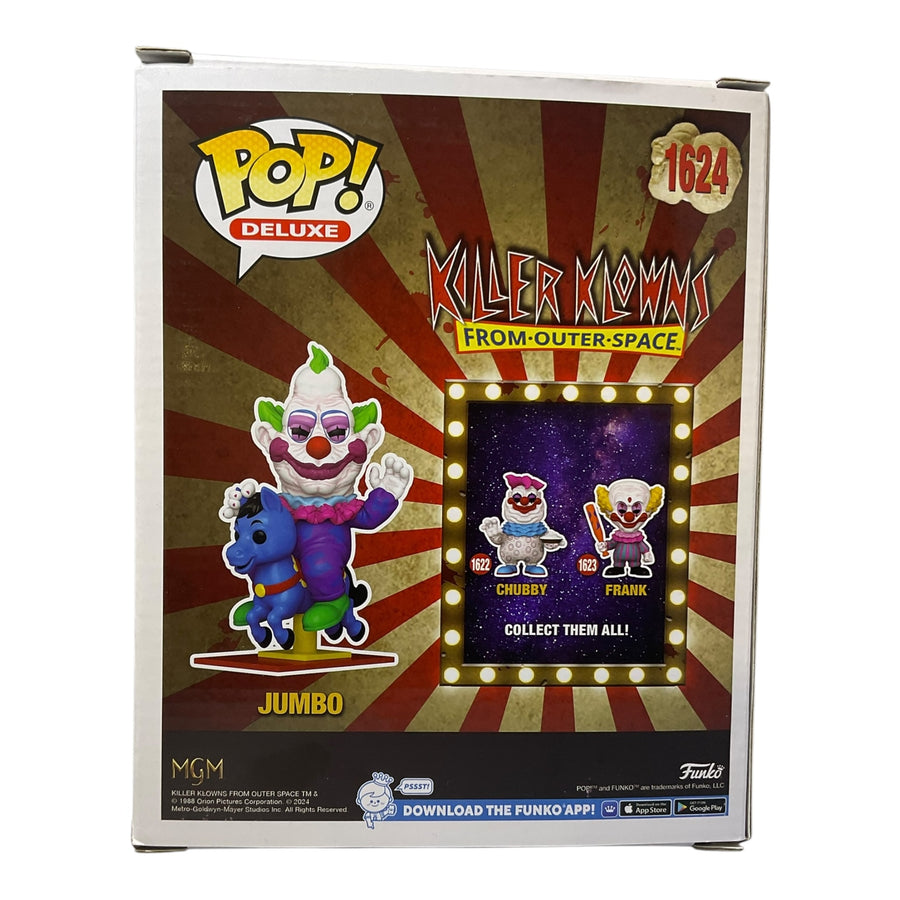 Killer Klowns From Outer Space #1624 Jumbo Funko Pop Deluxe (Imperfect Box)