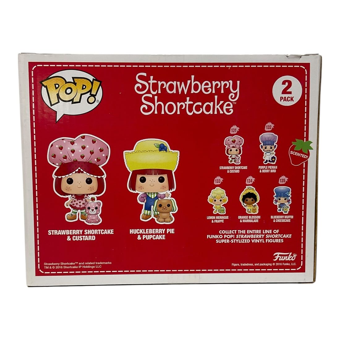 Strawberry Shortcake & Huckleberry Pie 2 Pack 2016 New Year Comic Con Scented Limited Edition Funko Pop (Imperfect Box)