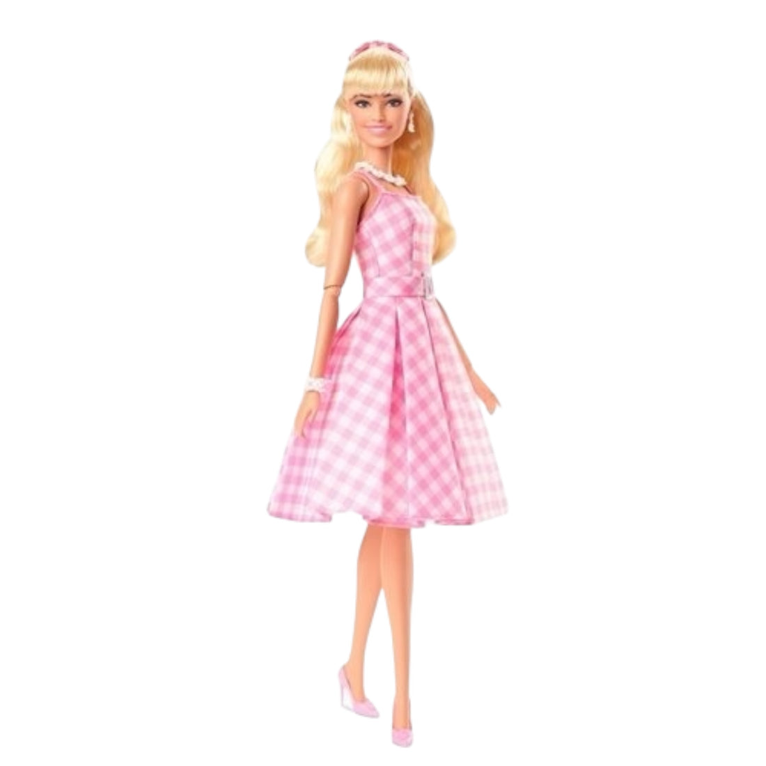 Barbie Movie Doll in Pink Gingham Dress