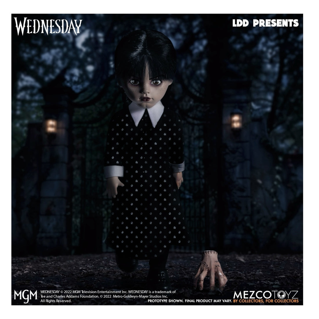 Living Dead Dolls Present The Addams Family  Wednesday Collectible Figure