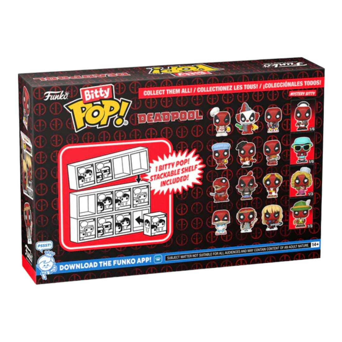 Funko Bitty Pop! Deadpool 4 Pack Series 2 (Bathtime)