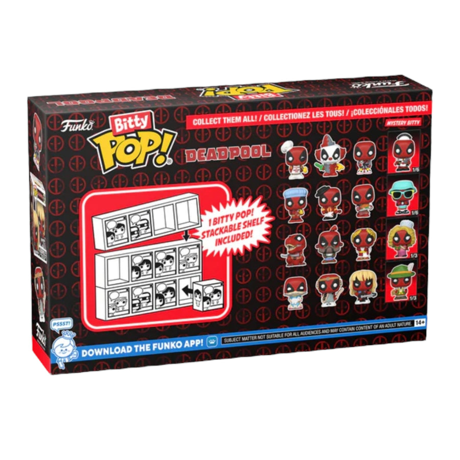 Funko Bitty Pop! Deadpool 4 Pack Series 4 (Sleepover)