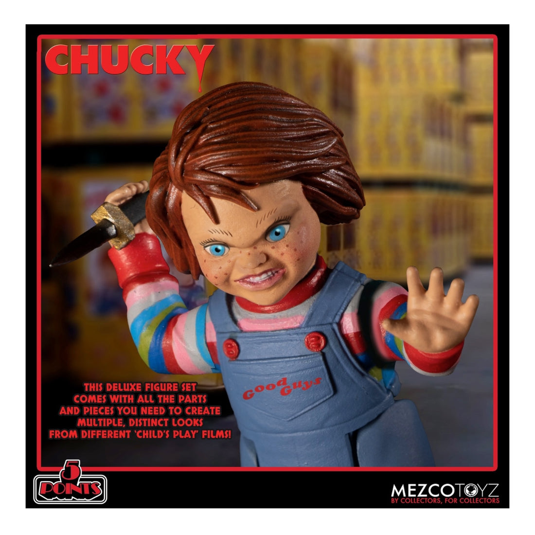 MEZCO Child’s Play Chucky 5 Points Boxed Set
