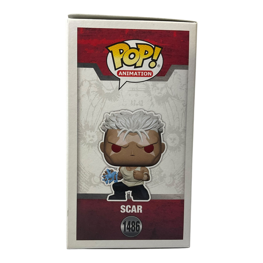 Fullmetal Alchemist #1486 Scar Glows In The Dark Entertainment Earth Exclusive Funko Pop (Imperfect Box)