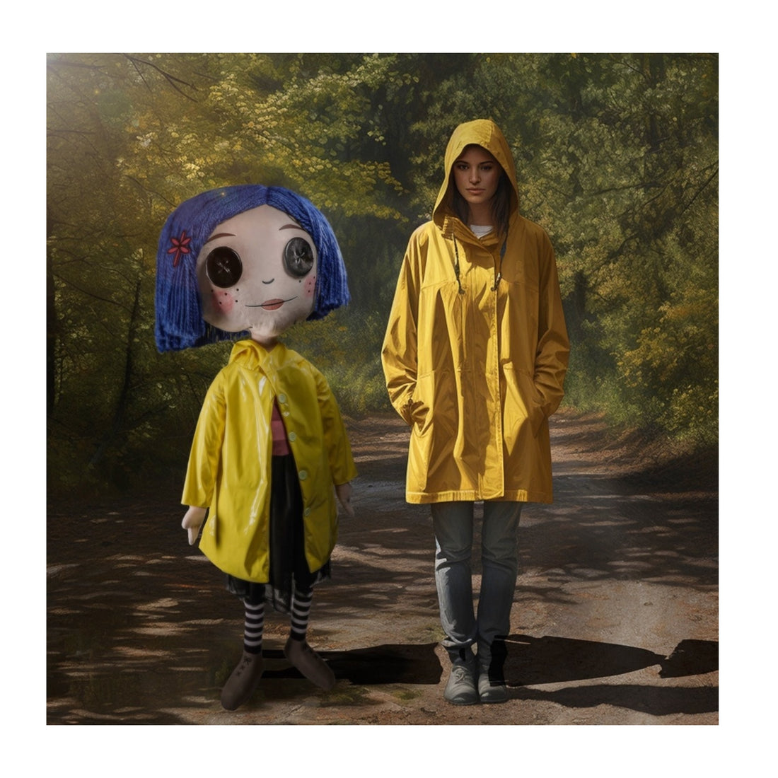 Neca Coraline Jones Life Size Plush With Stand