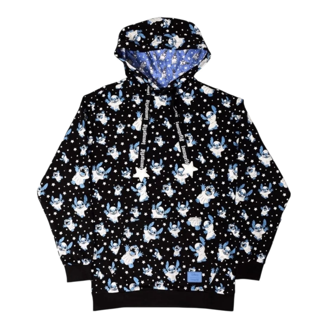 Loungefly Disney Stitch Ghost Hooded Sweatshirt (ExDisplay)