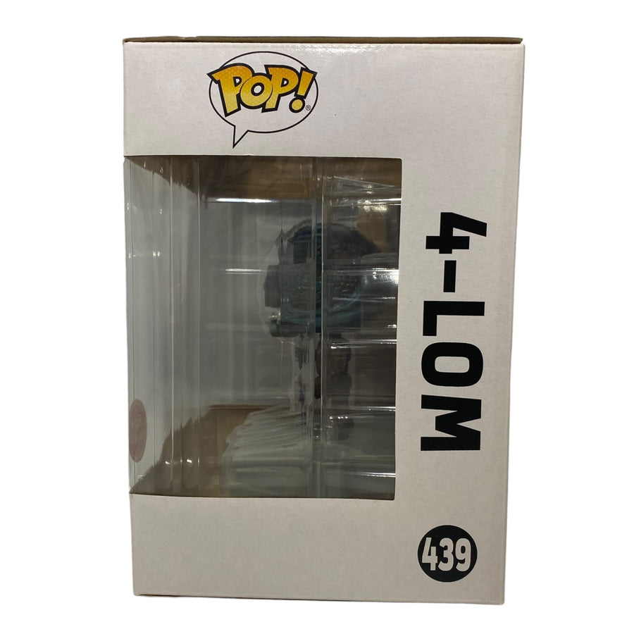 Star Wars #439 Bounty Hunters Collection: 4-Lom Gamestop Exclusive Funko Pop (Imperfect Box)