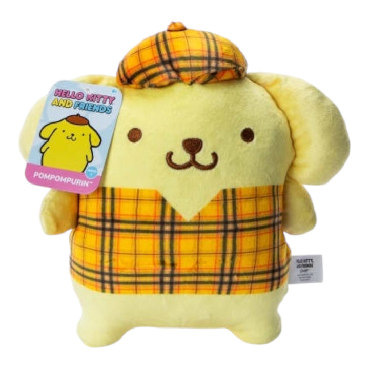 Hello Kitty And Friends Plaid Plush Pompompurin