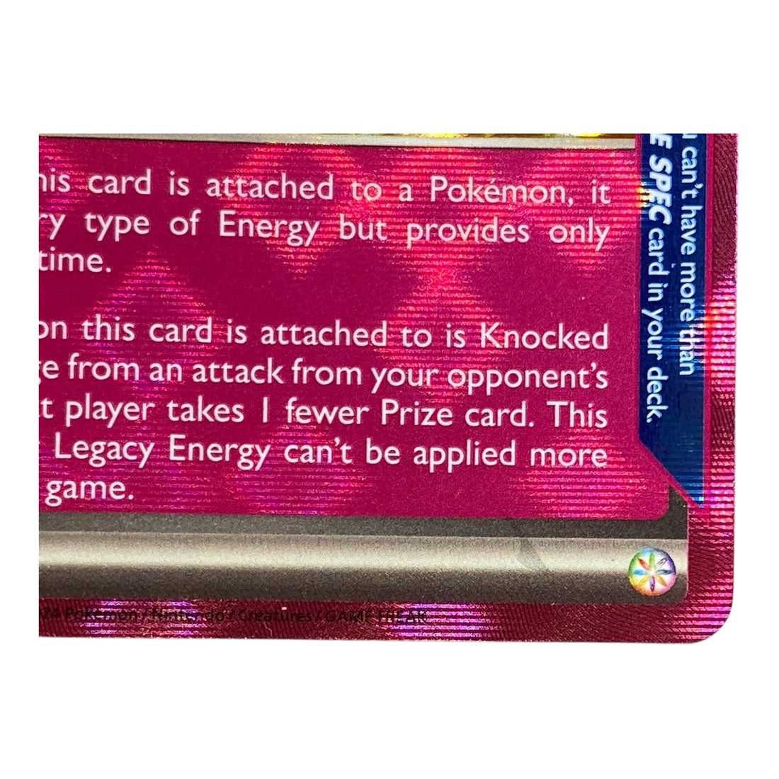 Pokémon Legacy Energy 167/167 SV-06 Twilight Masquerade