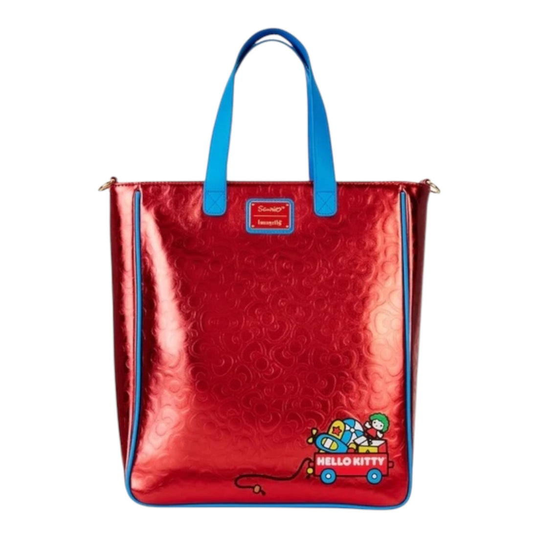 Loungefly Hello Kitty 50th Anniversary Metallic Tote Bag With Coin Bag