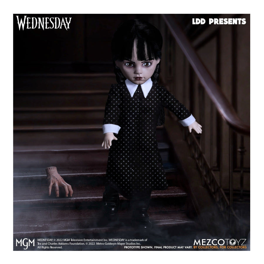 Living Dead Dolls Present The Addams Family  Wednesday Collectible Figure