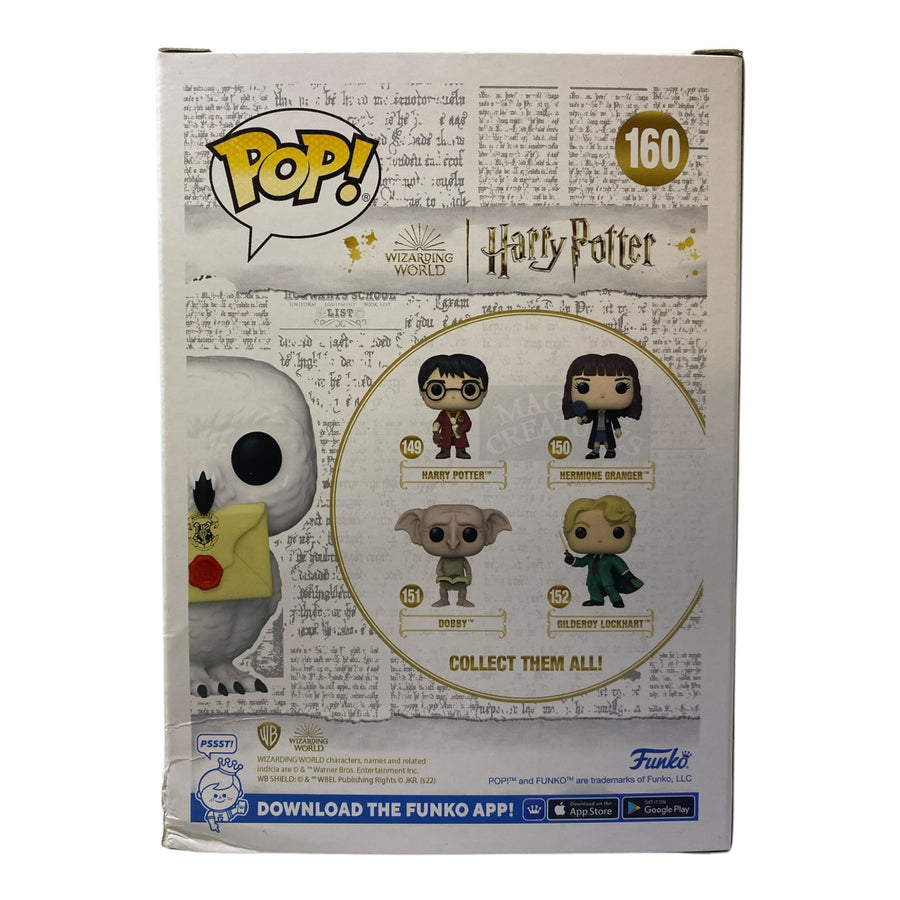 Harry Potter #160 Hedwig With Letter 2023 WonderCon Funko Pop (Imperfect Box)
