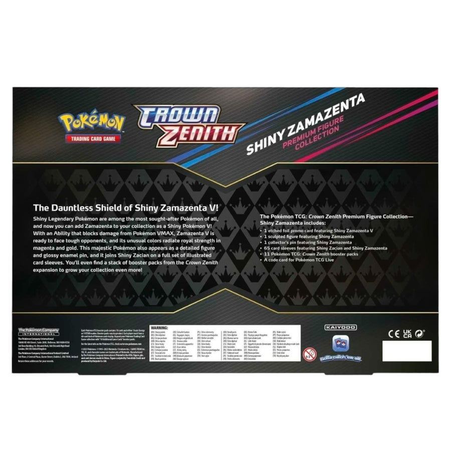 Pokémon TCG Crown Zenith Premium Figure Collection (Shiny Zamazenta)