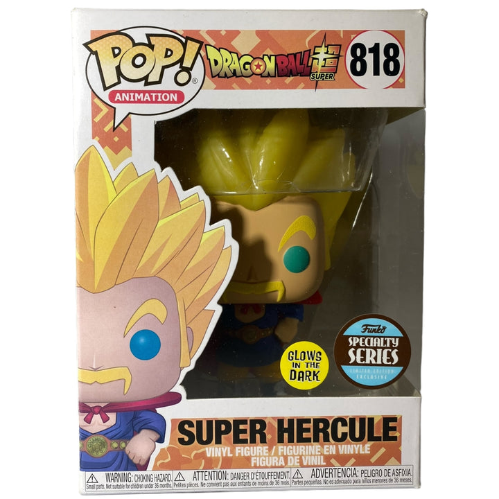 Dragon Ball Super #818 Super Hercule GITD Specialty Series Exclusive Funko Pop