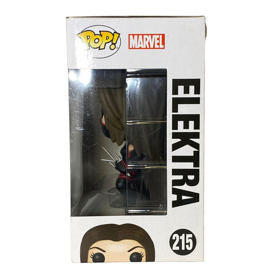 Marvel #215 Elektra Funko Pop (Imperfect Box)