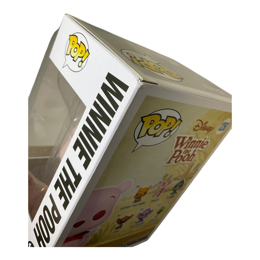 Disney #1250 Winnie The Pooh Flocked Hot Topic Exclusive Funko Pop (Imperfect Box)