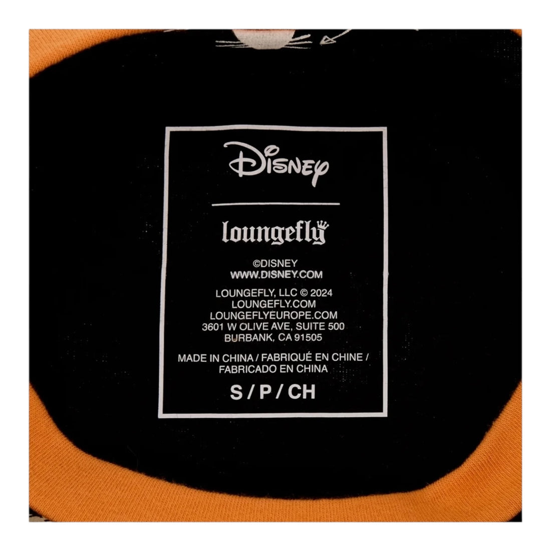 Loungefly Disney The Nightmare Before Christmas Mayor Party Unisex XL Tee Shirt (Exdisplay)