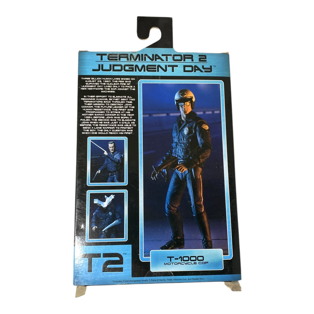 Terminator 2 T-1000 Motorcycle Cop 7-Inch Scale Action Figure (Imperfect Box)