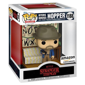 Stranger Things #1188 Byers House: Hopper Exclusive Funko Pop Deluxe