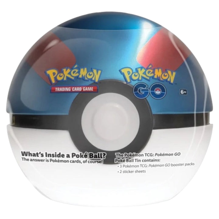 Pokemon GO - Great Ball Tin (Blue, Red, & White)