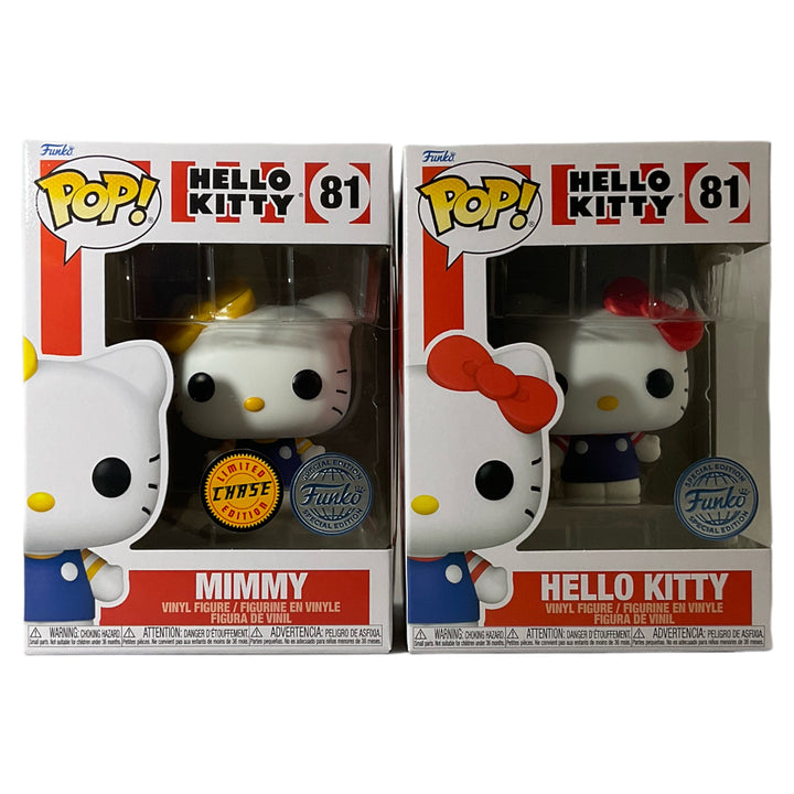 Hello Kitty #81 Mimmy Chase And Helly Kitty Special Edition Funko Pop Bundle